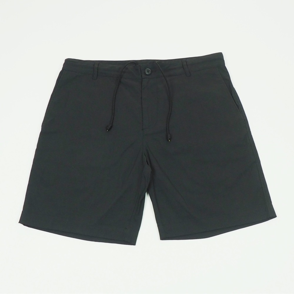 New Outlier New Way Hybrid Chino Shorts Mens 33 Black Swedish F. Cloth Stretch